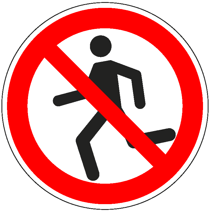 P048 - Verboden te rennen